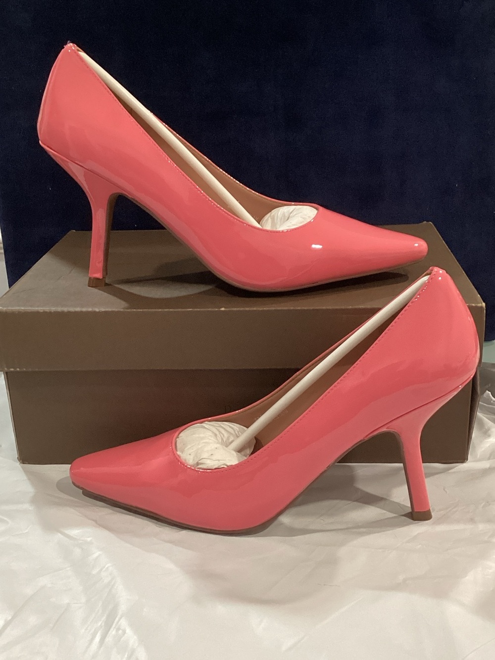 Paolo Polina-L Pink Patent Pumps Heels Women’s Size 8M